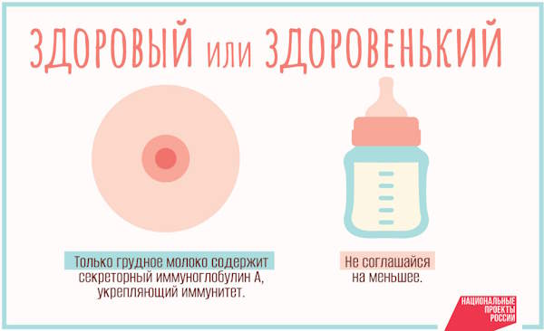 Материнское молоко содержит все необходимые для малыша компоненты